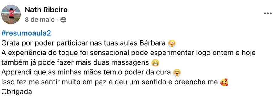 Depoimento de Nath Ribeiro